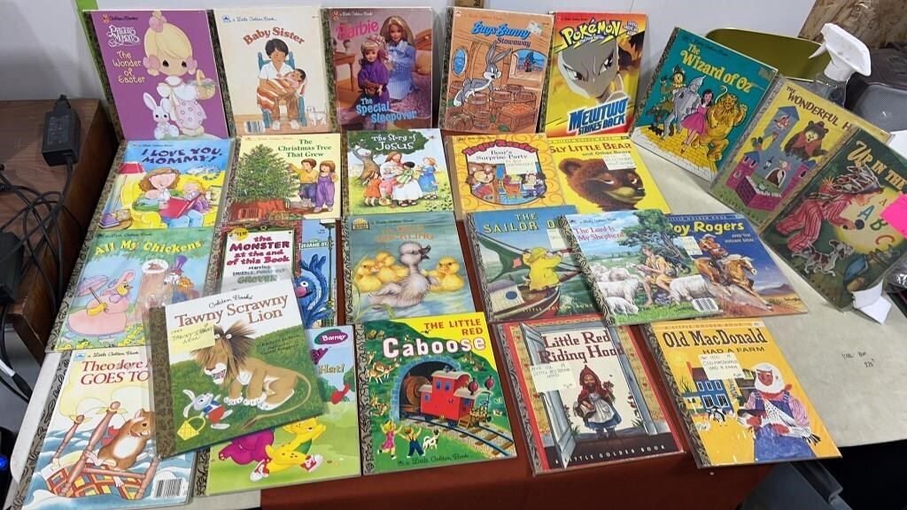 ESTATE AUCTION ADD ON GOLDEN BOOKS