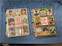 73/75 sleeves of baseball cards