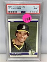 PSA graded 1984 Fleer update Dave Kingman