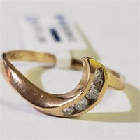 $1200 14K Diamond(0.1ct) Ring