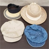 Box of 4 Misc Hats