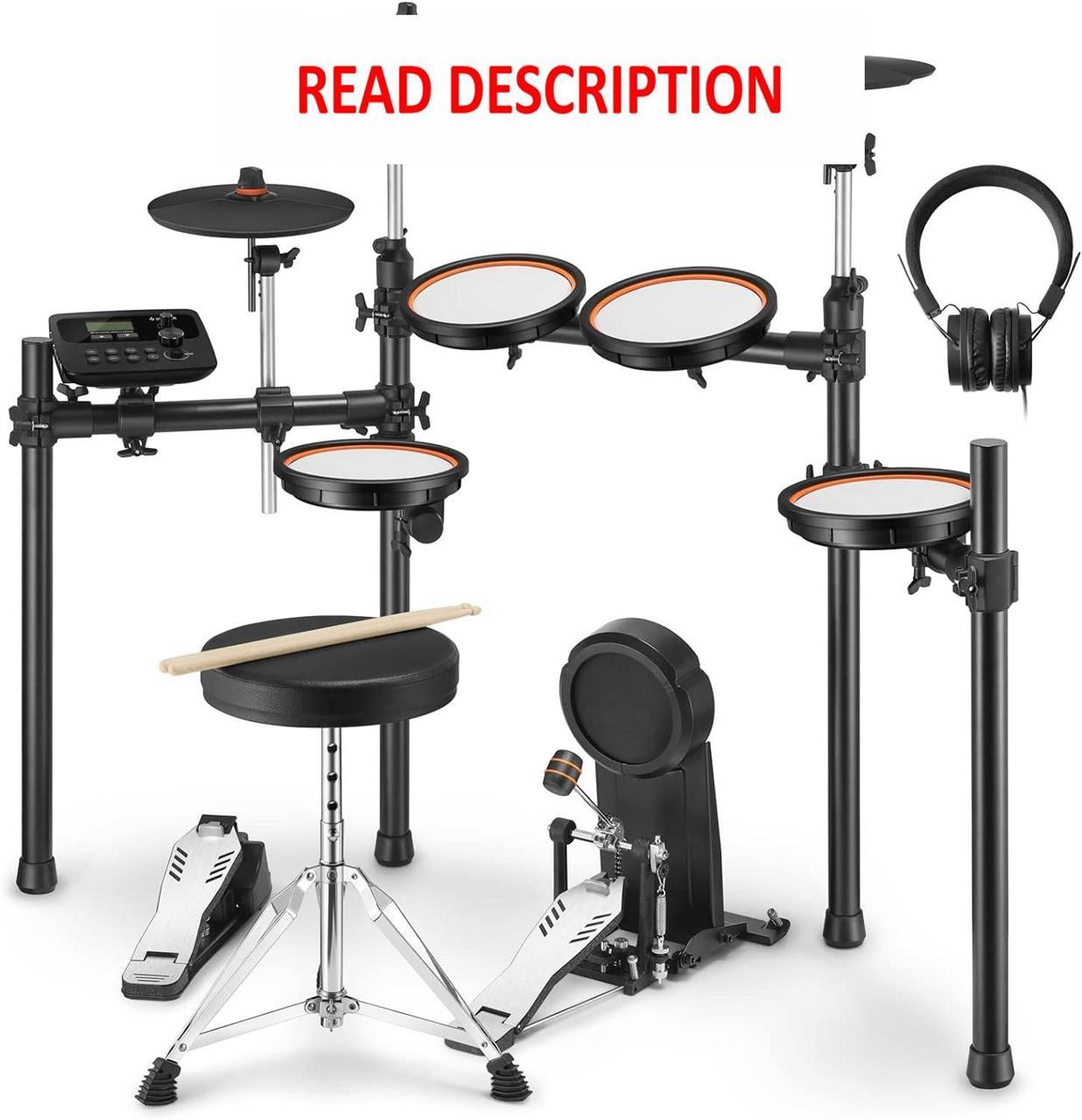 Electric Drum Set for Adults  Donner DED-100