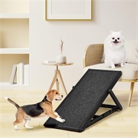 Adjustable Dog Cats Ramp, Upgraded Folding Portabl