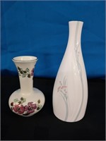 Royal Doulton Vase & Hand Painted Vase Hungary