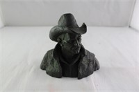 Resin Cowboy bust by Michael Garman Prod.