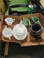 Teapots, Hen On Nest, Mugs