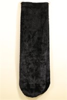 LADIES BLACK MINK FAUX FUR SHAWL WRAP