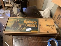 Marlboro Country Clock Advertisement