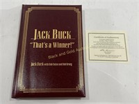 Signed Jack Buck "Thats a Winner" Novel/Book