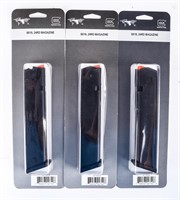 3 NEW 24 Round 9mm Glock Magazines