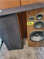 2 X'S BID PIONEER SPEAKERS CS-G7001 - UNTESTED