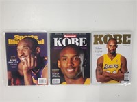 3 Kobe Bryant Collectible Magazine's