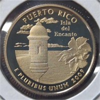 Rare proof Puerto Rico 2009 s quarter