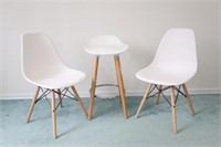 IKEA Set of White Chairs