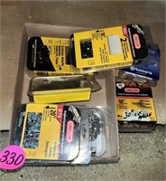 Assorted New and Used Saw Chains