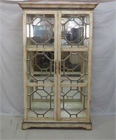 Large Modern Chippendale Curio Cabinet