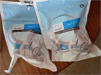 2 breathing machine masks