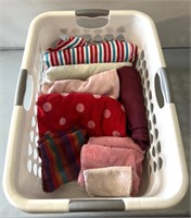 Cloths basket of towels