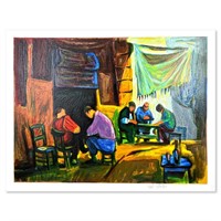 Avi Schwartz, "Jaffa Cafe" Hand Signed, Numbered L