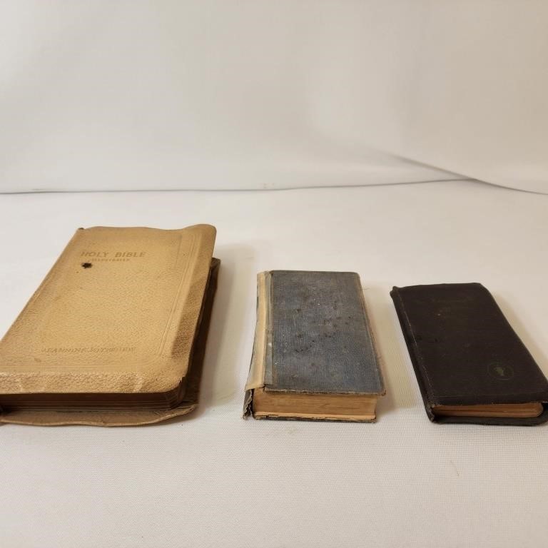 3 Vintage Bibles