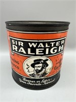 1950s Sir Walter Raleigh Tobacco Tin