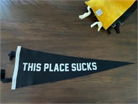 Oxford Pennant 'This Place Sucks' Pennant Flag