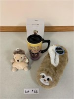 Gift Lot (mug, slippers, stuffy)