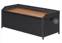 $120 Patio Wicker Storage Bench