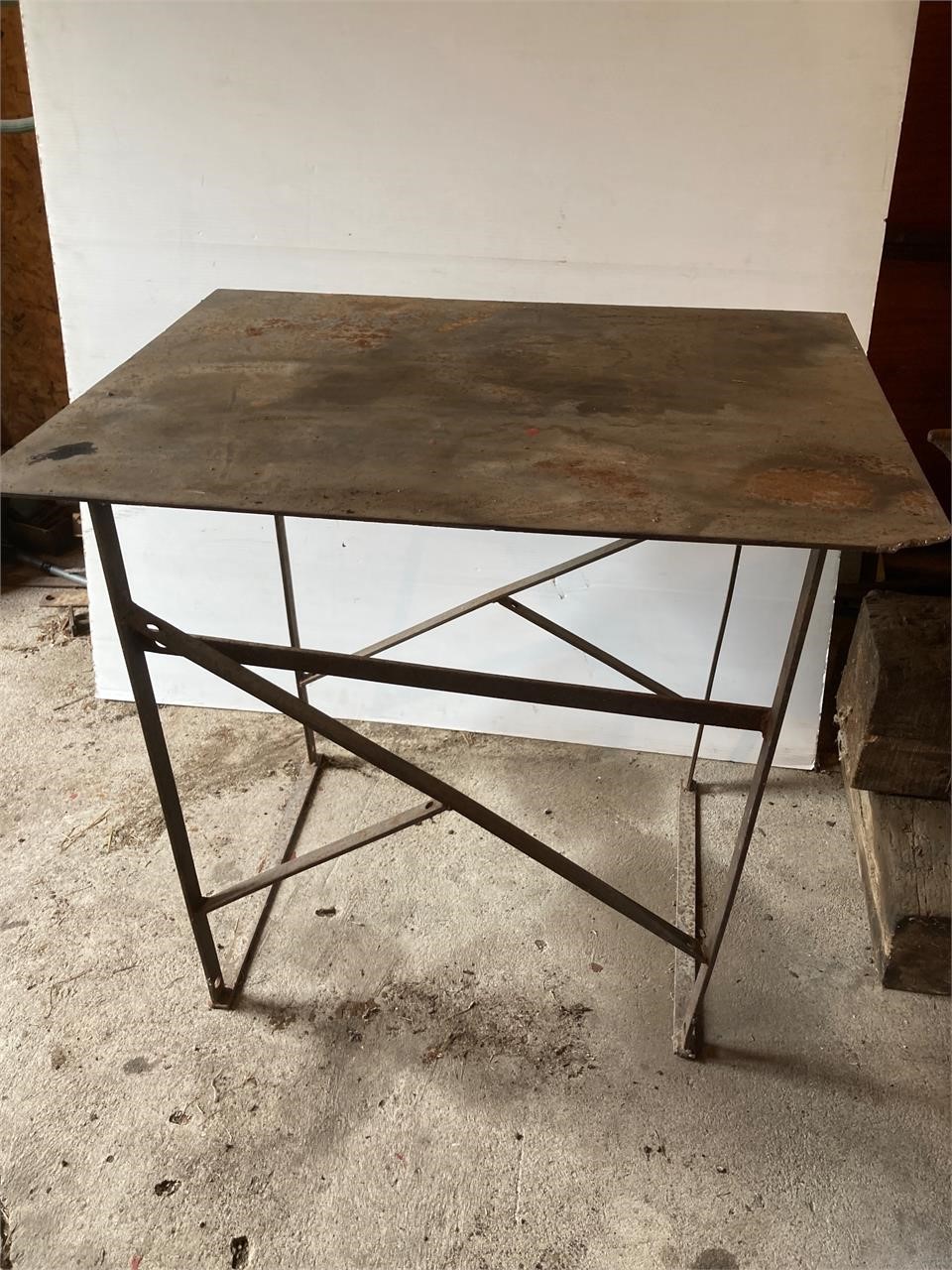 Welding table. 31.5” x 24” x 28” high