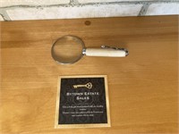 Small Wooden Handled Magnifying Glass
