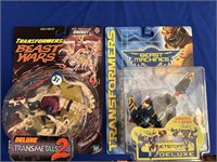 2 TRANSFORMERS BEAST WARS FIGURES (SEALED)