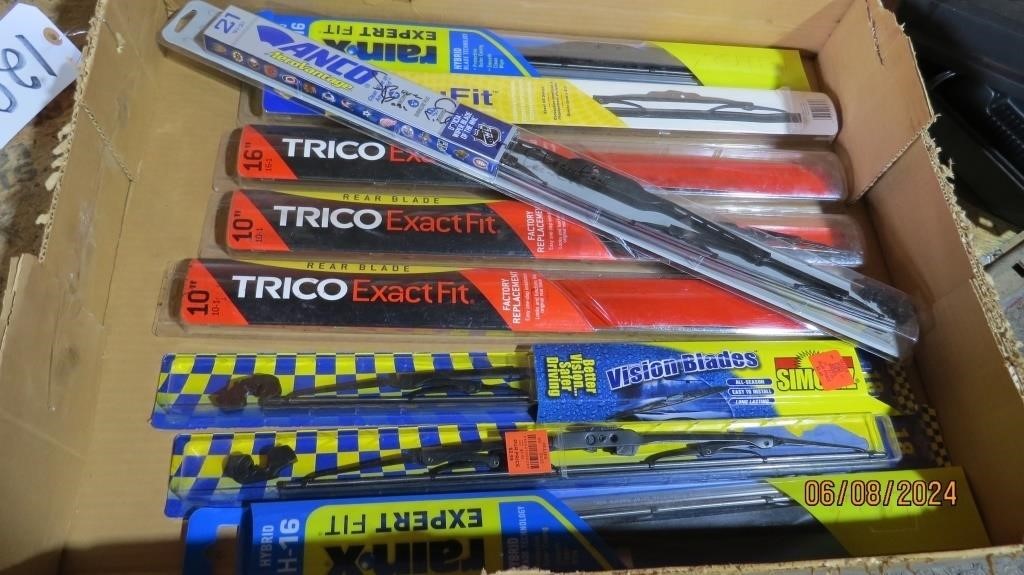 Assorted Wiper Blades-new In Box