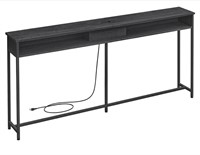 ($120) VASAGLE 70 Inch Outlet and Shelves