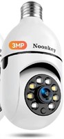 Light Bulb Security Camera 3MP, Alexa E27 Light So