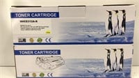 2 Pack Yellow Toner Cartridges NHCE312A-R