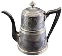 Vintage Silver Plated Coffee Pot Pitcher