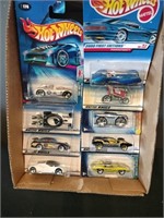 Flat of Hot Wheels