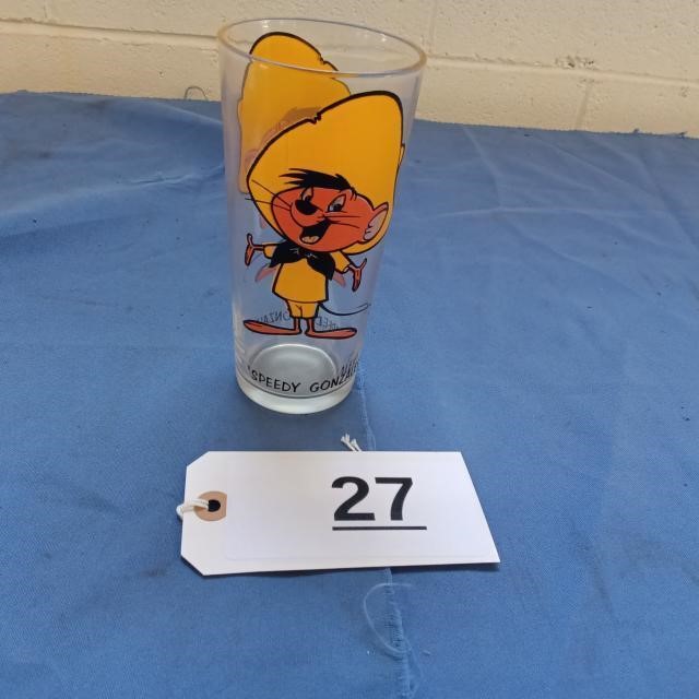 Speedy Gonzales Cartoon Glass