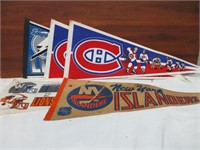 5 Vintage Sports Pennants