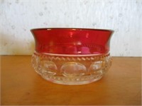 Cranberry, Kings Crown glass