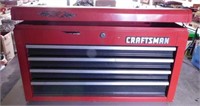 Craftsman 4 drawer metal tool box, 26" x 12" x 17"
