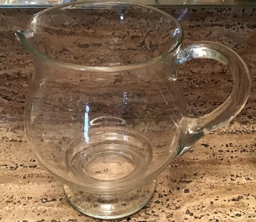 GLASS PITCHER