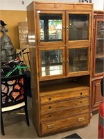 Thomasville Lighted Display Cabinet with Lower