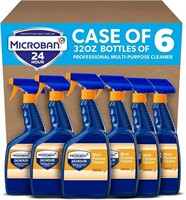 Microban 24 Professional Disinfectant Spray,6 Pack