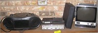 Sony Tv and Crown Corder Am/Fm Radio CD Player