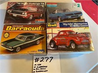 4 x Model Cars