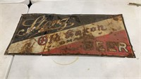 Vintage rusted storz sign