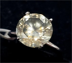 $41500 14K  Natural Color  Diamond 3.2Ct Si Ring