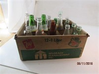 7 Up Case Vintage Bottle Assortment