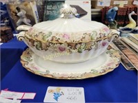 FOUR PIECES ROYAL DOULTON SOUP TUREEN